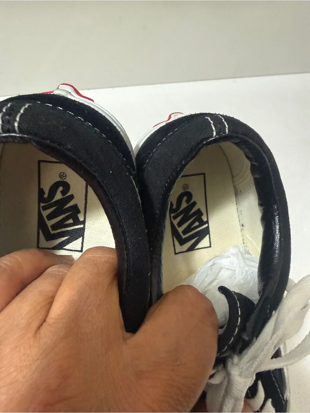 Classic Black and White Skate Sneakers new without box